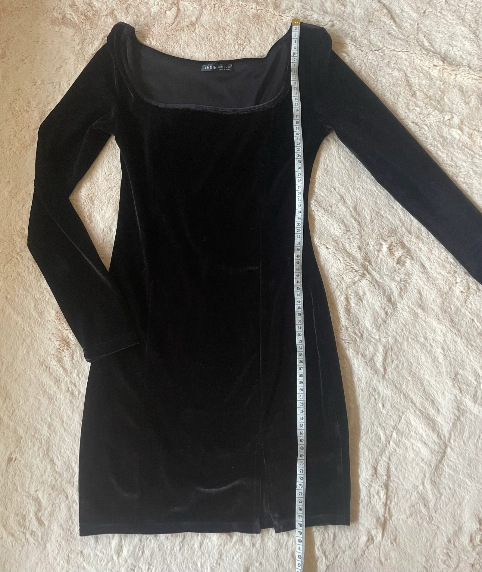 Vestido negro de terciopelo – photo 3